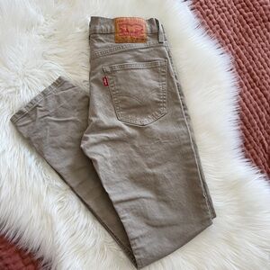 Levi's 511 Beige Denim Pants